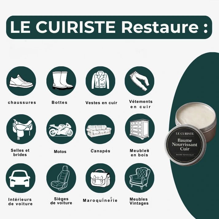 LE CUIRISTE — Baume nourrissant cuir