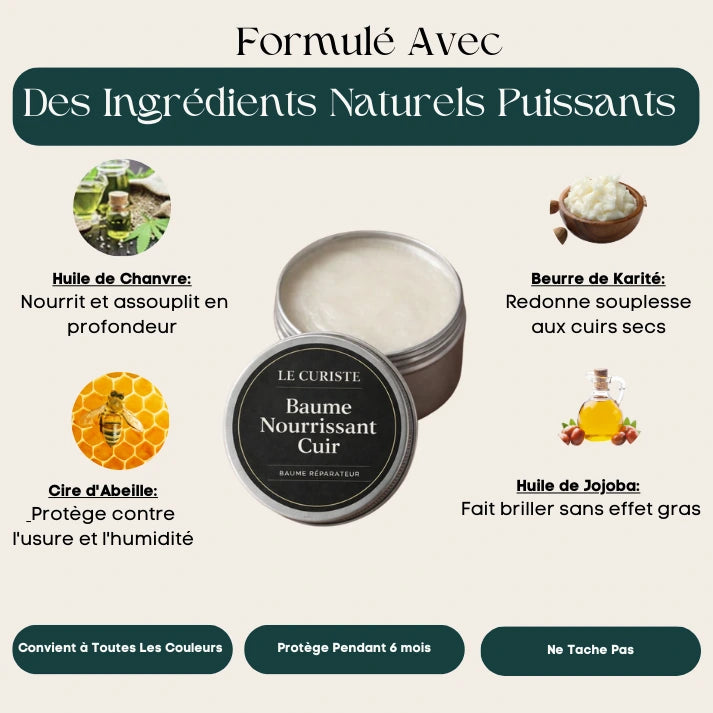 LE CUIRISTE — Baume nourrissant cuir